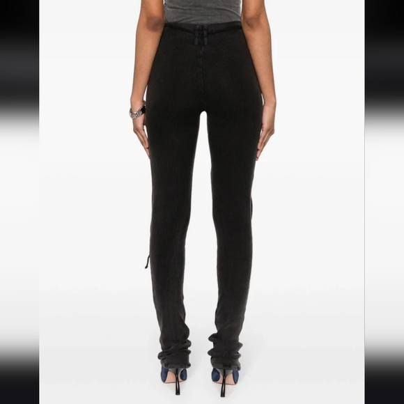 ssense OTTOLINGER Rib Lounge Pants Black Wash Large - Picture 4 of 16